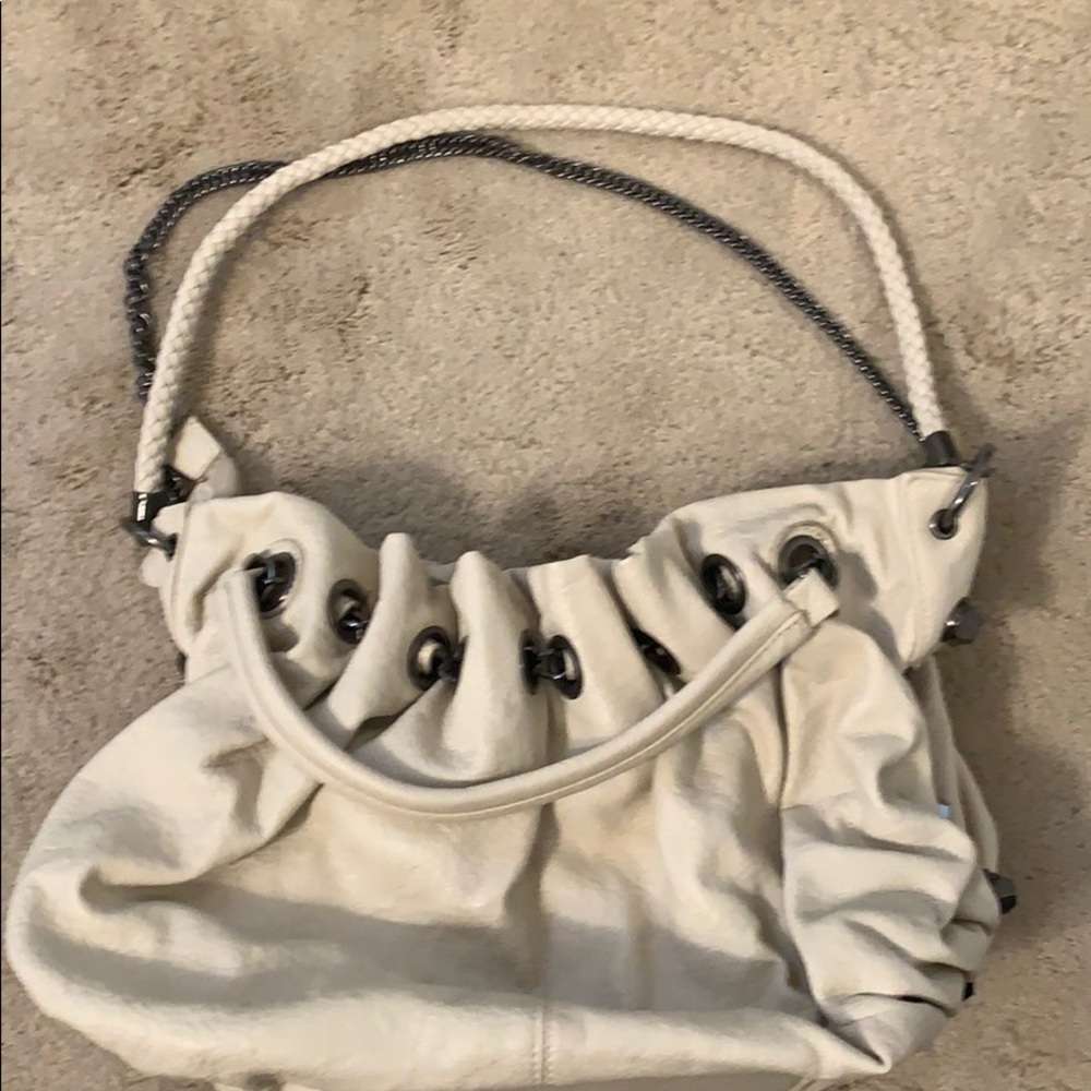 White satchel pocket book  brand new